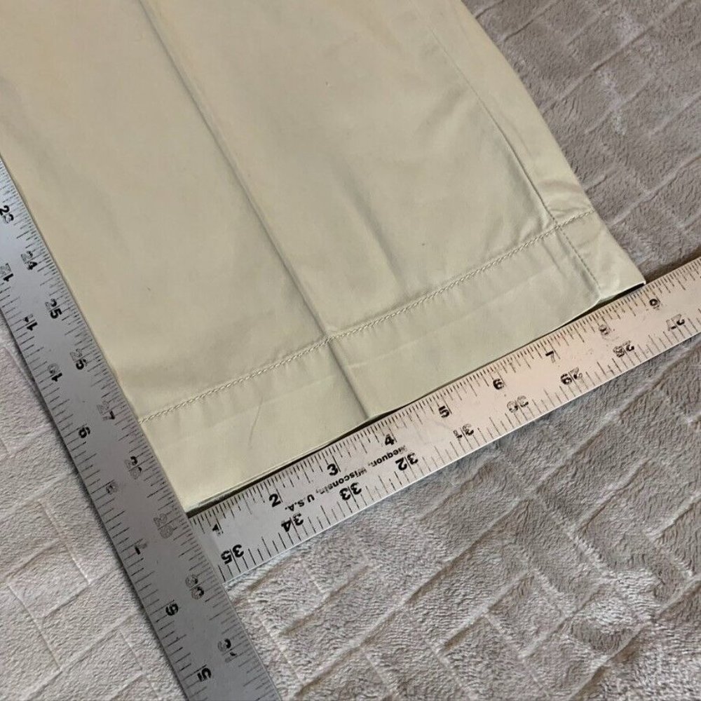 Polo Ralph Lauren Mens 38 Khaki Dress Pants Beige Classic Fit Straight Prep Golf - Picture 11 of 11